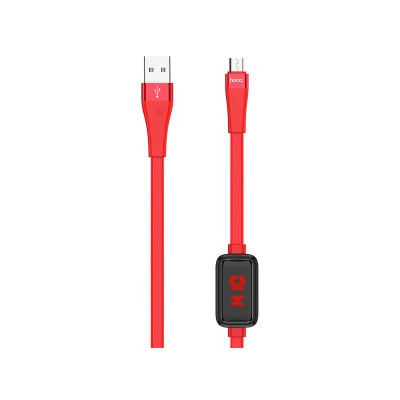 Hoco S4 USB A to Micro USB Charging Cable 1.2M (Red)