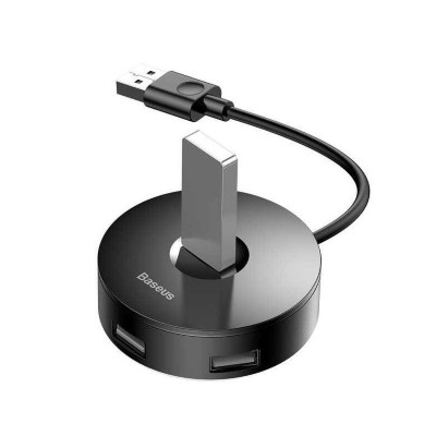 Baseus CAHUB-F01 USB-A to USB3.0x1xUSB2.0x3 4Port USBHub (Black)