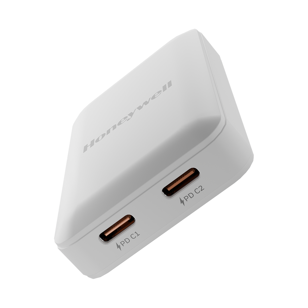 Honeywell Zest GaN Charger 65W Ultra Thin (White)