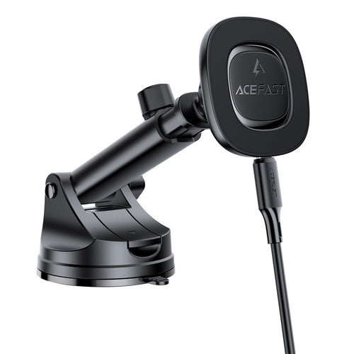 Acefast D47 Magnetic Wireless Charging Car Holder For Dashboard - Black