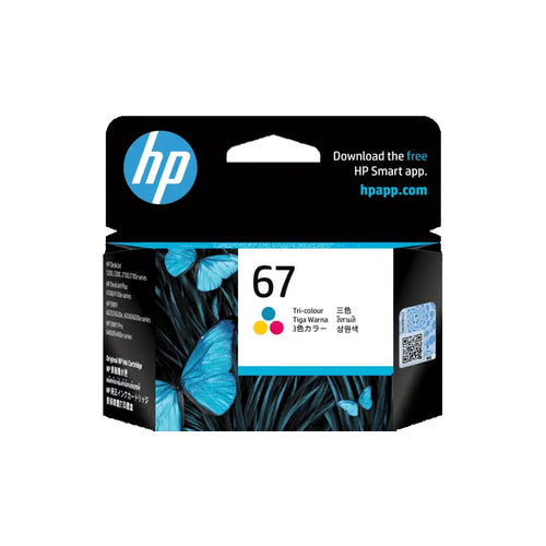 HP 67 Tri-Color Original Ink Cartridge (3YM55AA)