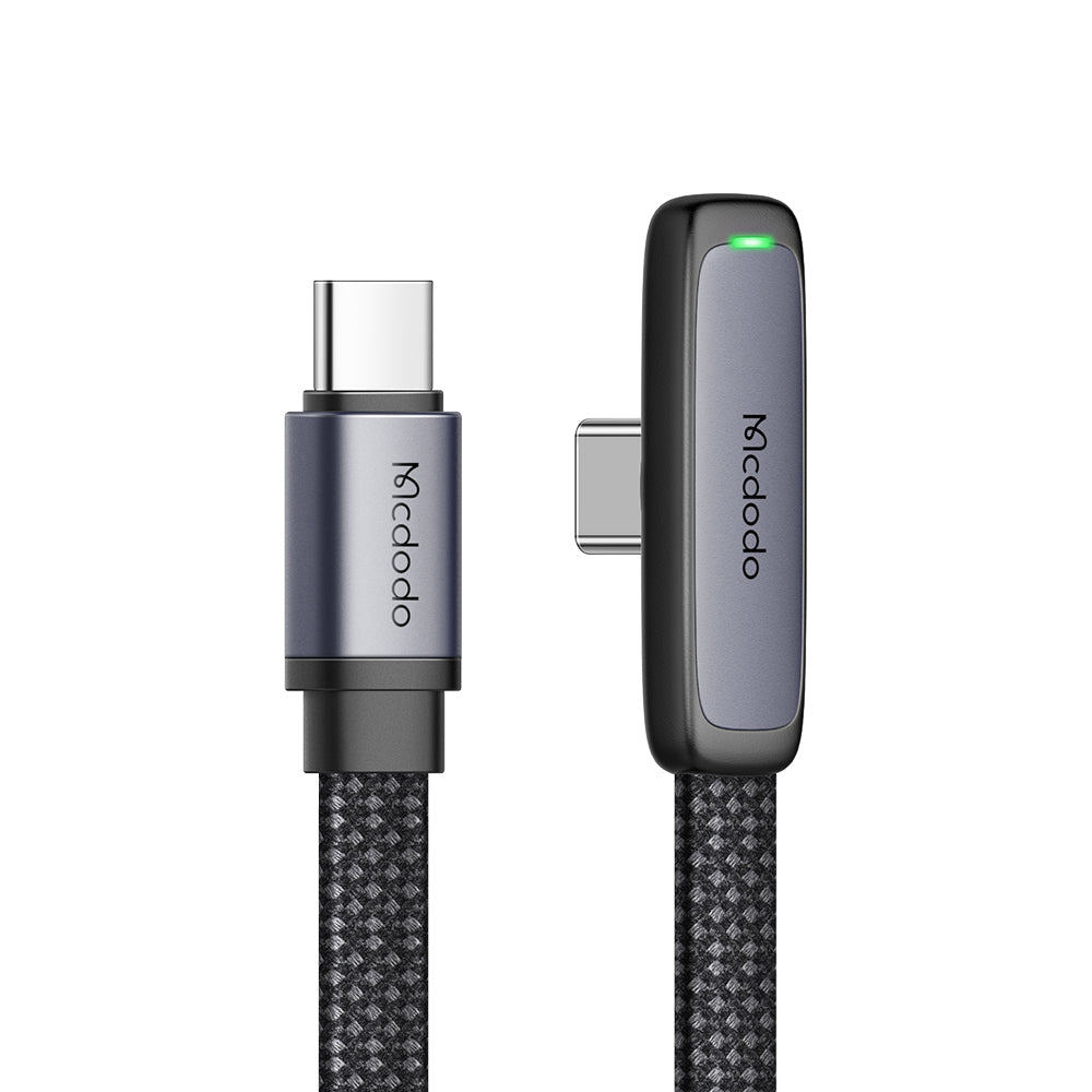 Mcdodo CA-3360 90 Degree 65W C-C Data Cable (1.2M) - Black
