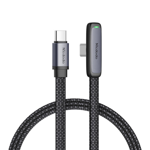 Mcdodo CA-3361 90 Degree 65W C-C Data Cable (1.8M) - Black