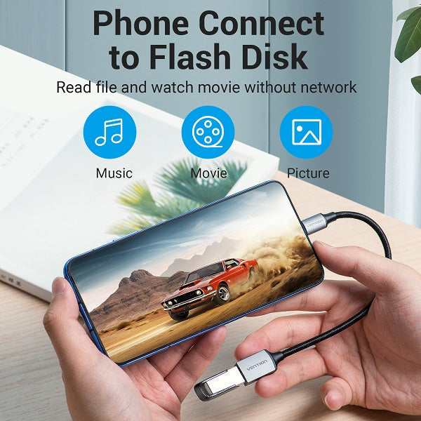 Vention CCXHB Type C to USB3.0 OTG Cable