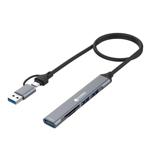 COTECi USB-C/A to USB-A 3.0 / 2 x USB-A 2.0 / SD2.0 / TF 2.0