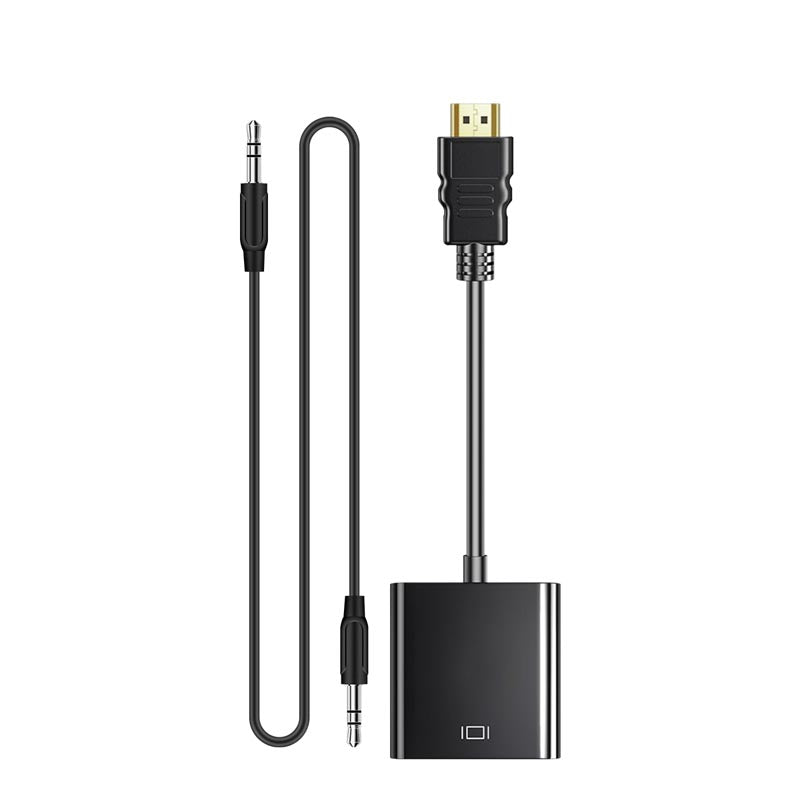 COTECi HDMI to VGA Cable with Audio Connector