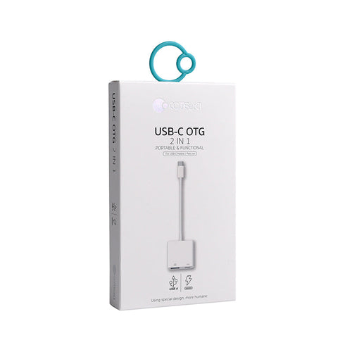 COTECi USB-C OTG 2-in-1 Adapter
