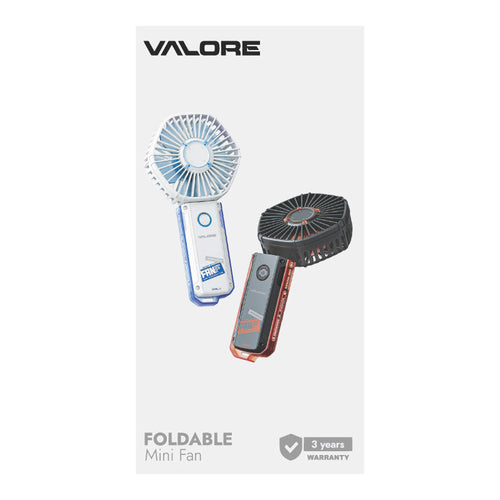 Valore Foldable Mini Fan (LA38) - White