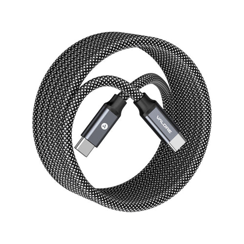 Valore CA-003 PD240W USB-C to USB-C Magnetic Cable (Black)