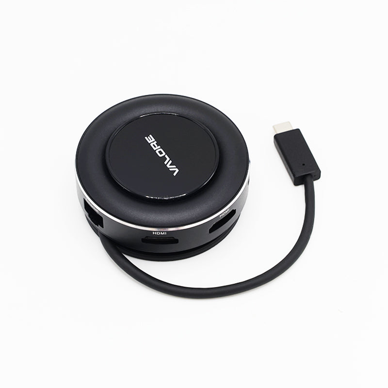 Valore 7-in-1 USB-C Hub with Built-in Cable (MH-005)