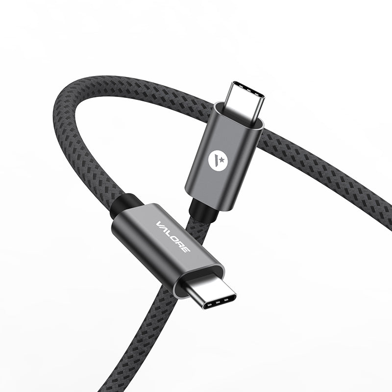Valore PD100W USB-C 3.2 Gen 2 Cable 1M (CA-011) - Grey