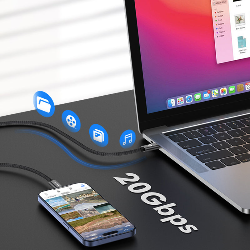 Valore PD100W USB-C 3.2 Gen 2 Cable 1M (CA-011) - Grey