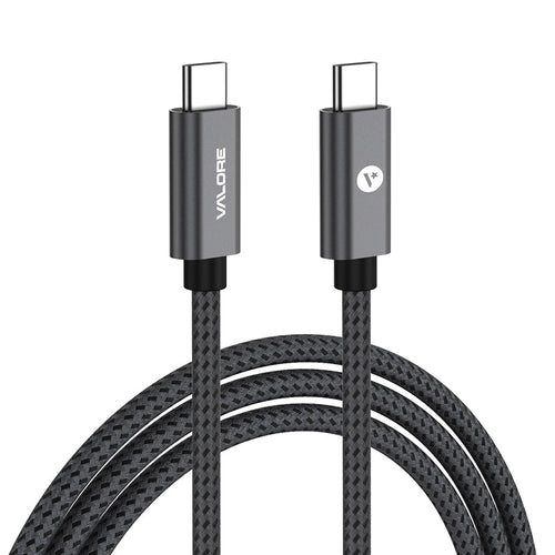 Valore PD100W USB-C 3.2 Gen 2 Cable 1M (CA-011) - Grey