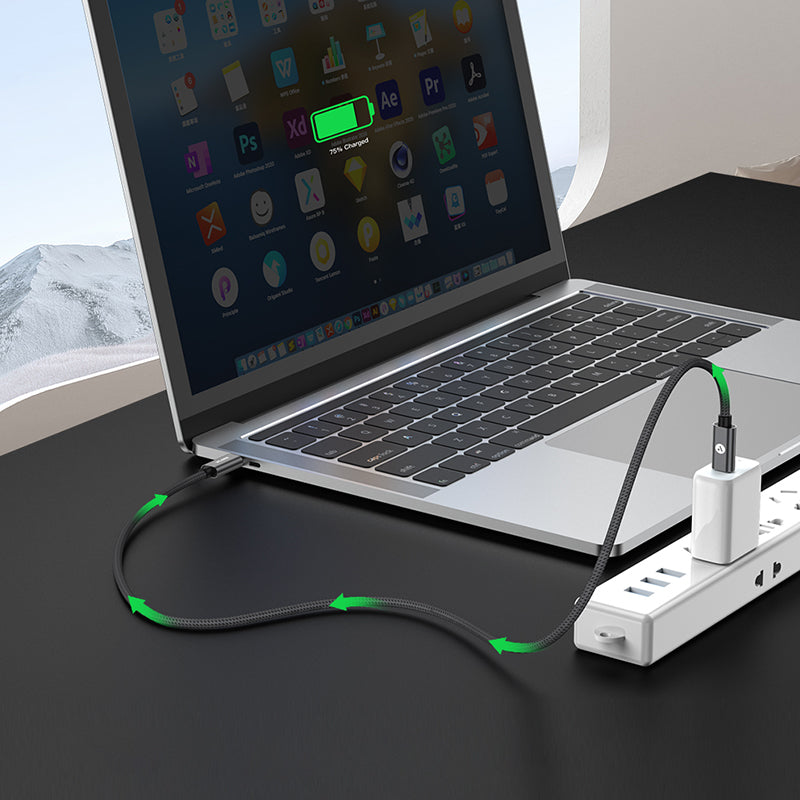 Valore PD100W USB-C 3.2 Gen 2 Cable 1M (CA-011) - Grey
