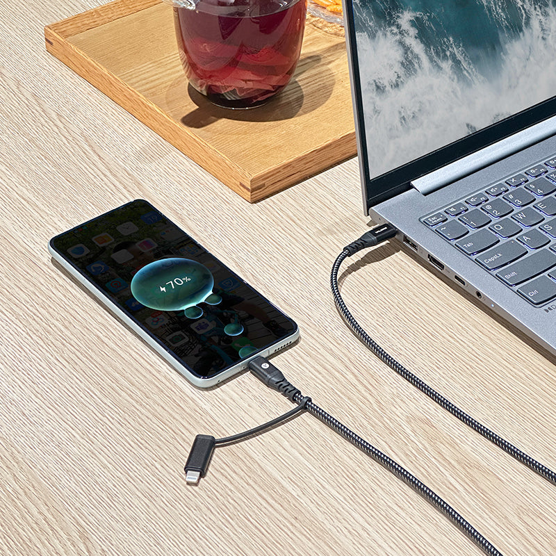 Valore PD240W USB-C to USB-C/Lightning Charging Cable 1M (CA-012)