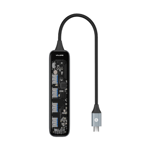 Valore 6-in-1 USB-C Transparent Hub (MH-010)