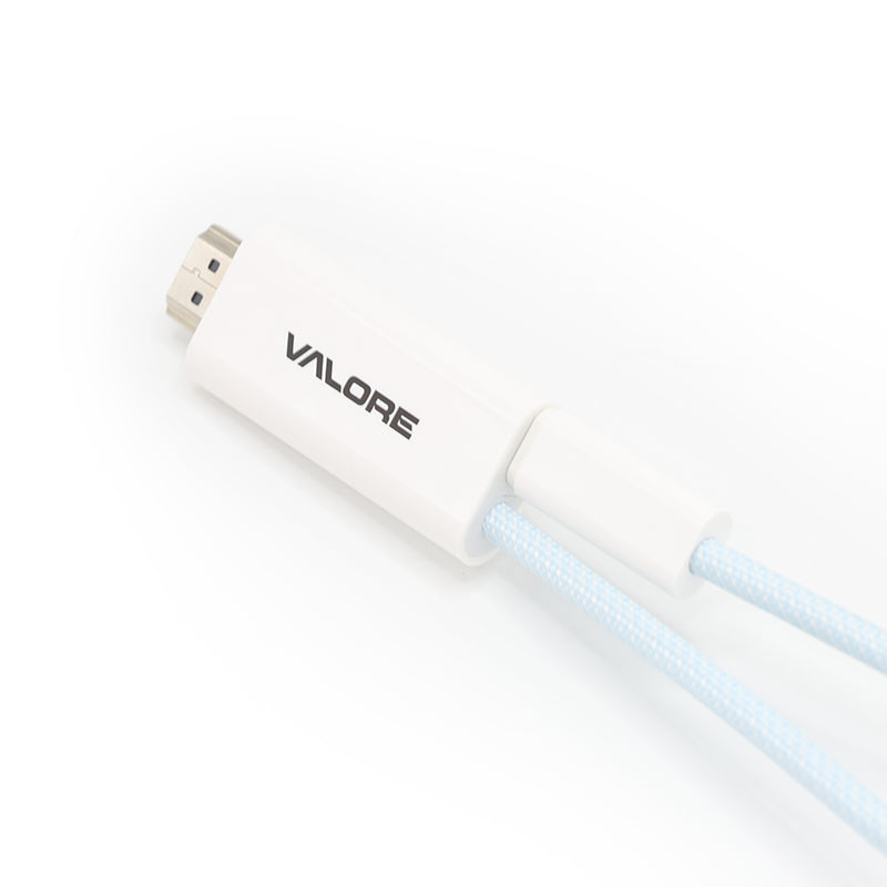 Valore USB-C to HDMI PD100W Cable (CA-016) - Blue
