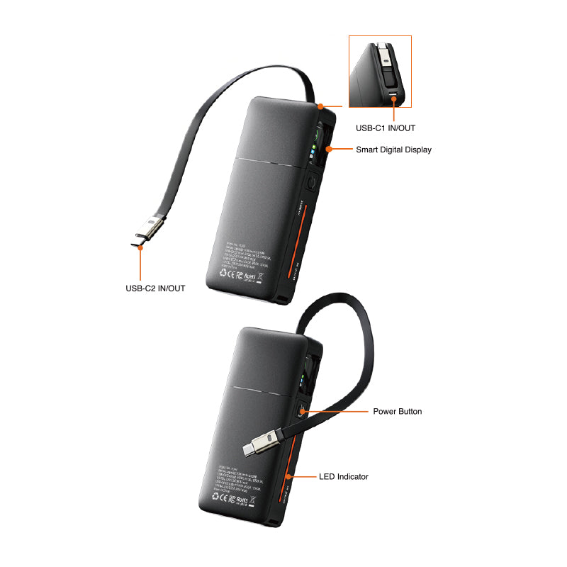 Valore PD45W 10000mAh Power Bank (PD42)