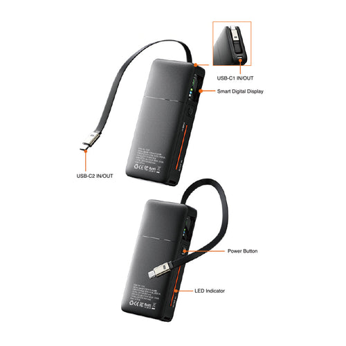 Valore PD45W 10000mAh Power Bank (PD42)
