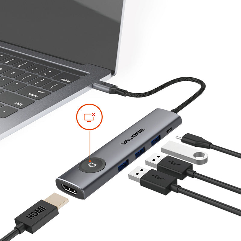 Valore 6-in-1 USB-C Hub (MH-016)