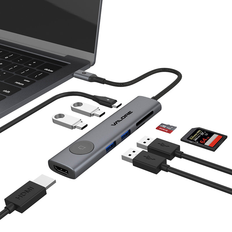 Valore 8-in-1 USB-C Hub (MH-017) – Challenger Singapore