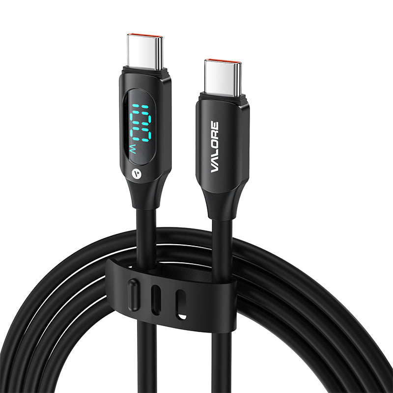 Valore PD100W USB-C to USB-C Cable (CA-036) Black
