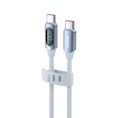 Valore PD100W USB-C to USB-C Cable (CA-036) Blue