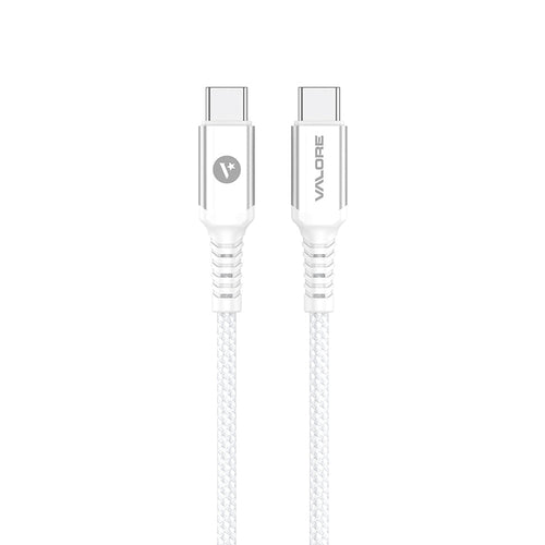 Valore USB-C to USB-C PD60W Charging Cable (CA-038) - White