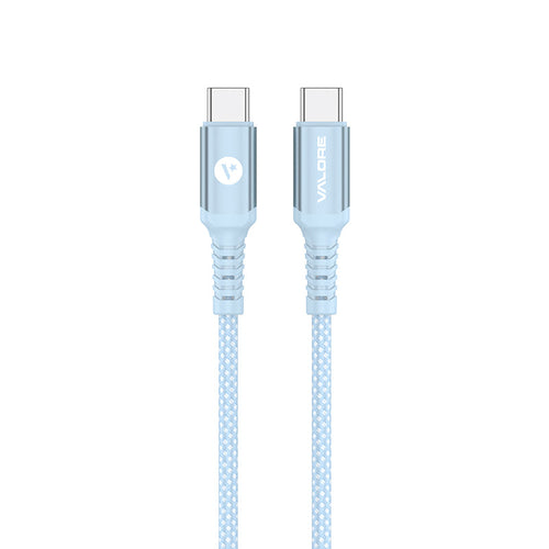 Valore USB-C to USB-C PD60W Charging Cable (CA-038) - Blue