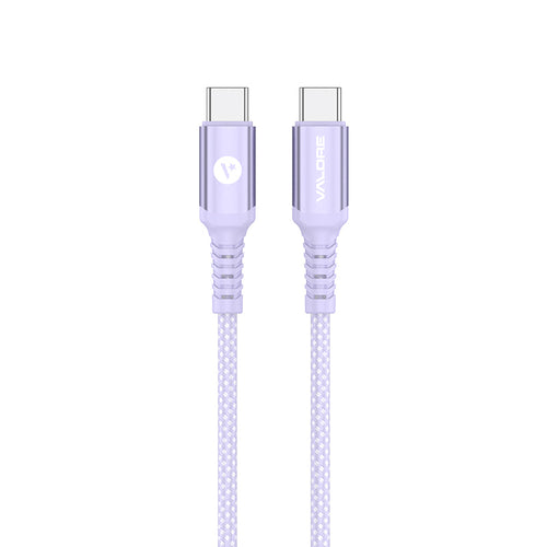 Valore USB-C to USB-C PD60W Charging Cable (CA-038) - Purple