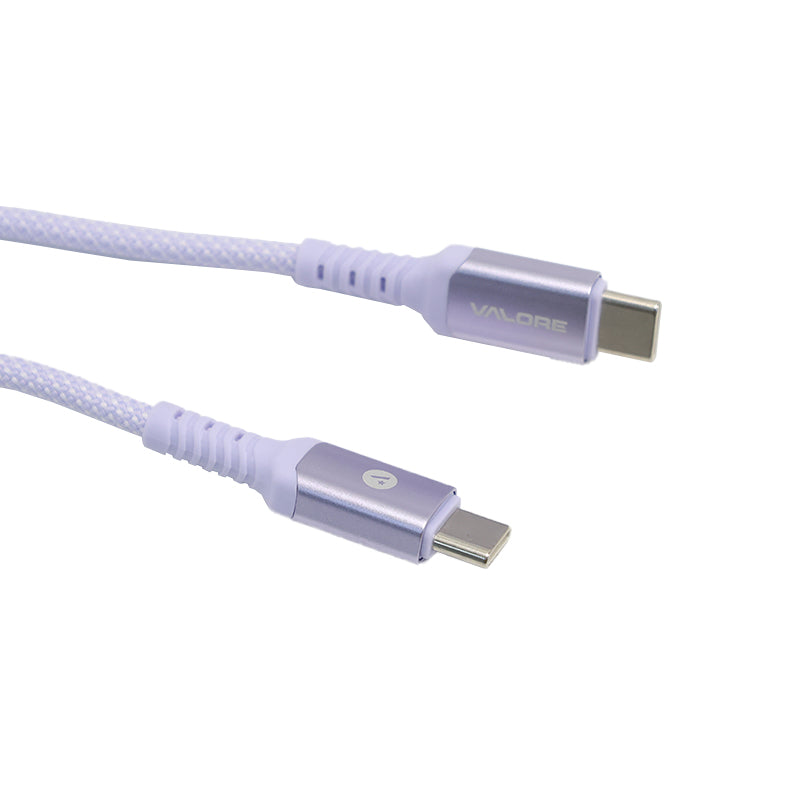 Valore USB-C to USB-C PD60W Charging Cable (CA-038) - Purple