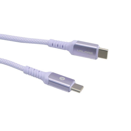 Valore USB-C to USB-C PD60W Charging Cable (CA-038) - Purple