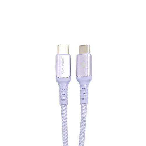 Valore USB-C to USB-C PD60W Charging Cable (CA-038) - Purple