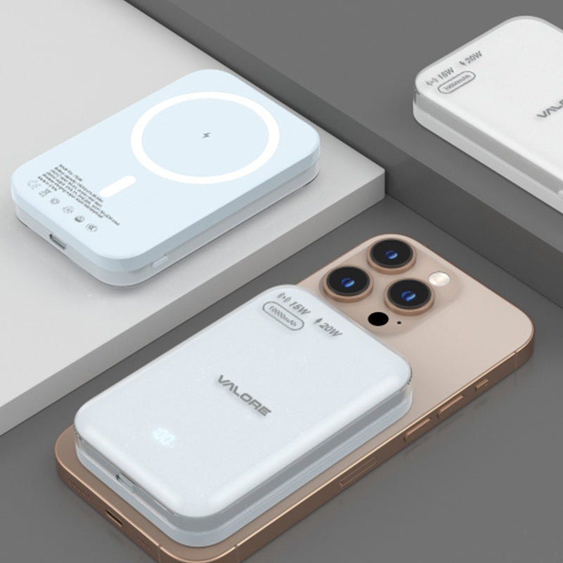 Valore PD20W 10000mAh Wireless Charging Power Bank Blue (PD48)
