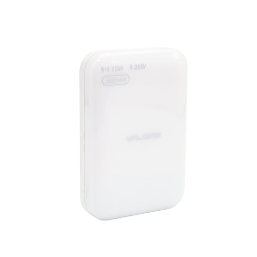 Valore PD20W 10000mAh Wireless Charging Power Bank White (PD48)
