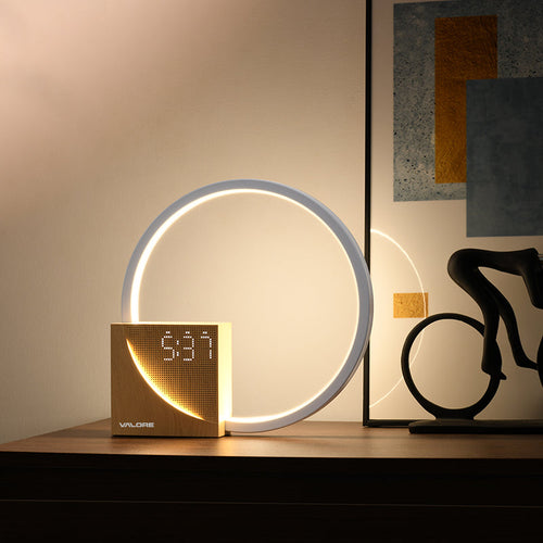 Valore Bedside Lamp with Sleeping Sound Clock (LT-010)