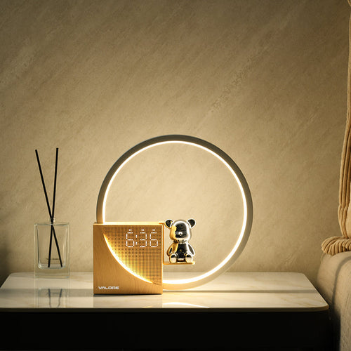 Valore Bedside Lamp with Sleeping Sound Clock (LT-010)