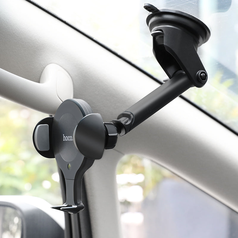 Hoco CA60 Aspiring infrared sensor wireless charging car holder