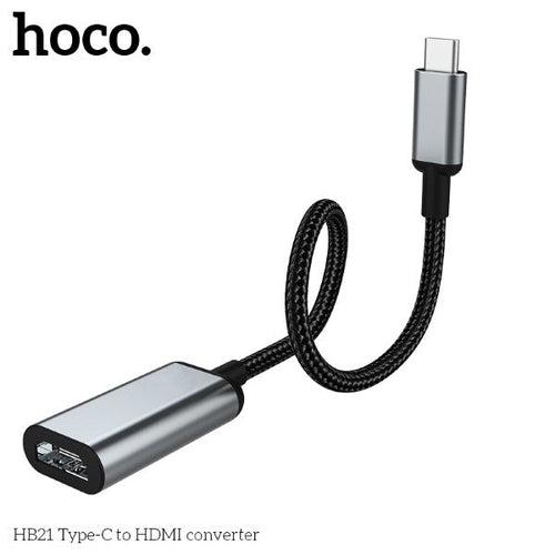 Hoco HB21 Type-C to HDMI Converter (Grey)