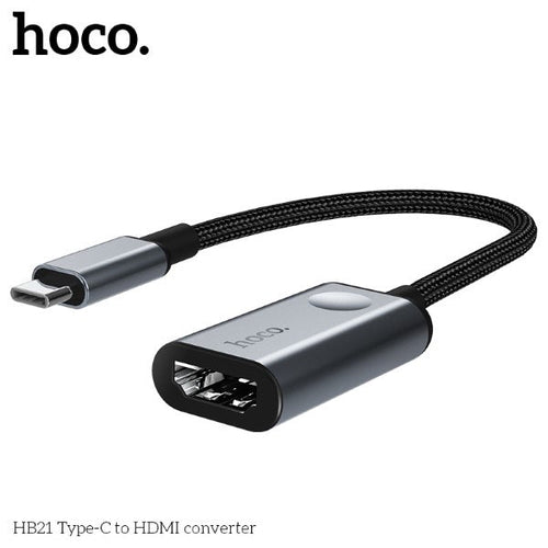 Hoco HB21 Type-C to HDMI Converter (Grey)