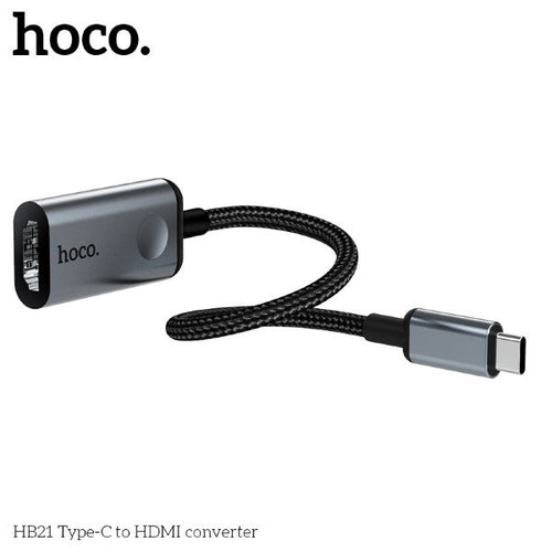 Hoco HB21 Type-C to HDMI Converter (Grey)