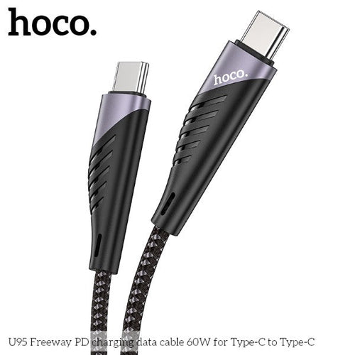 Hoco U95 PD 60W Type-C to Type-C Cable (Black)