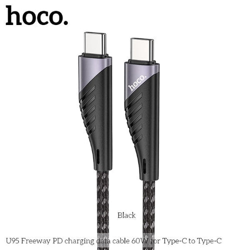 Hoco U95 PD 60W Type-C to Type-C Cable (Black)