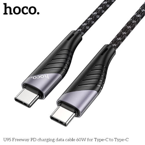Hoco U95 PD 60W Type-C to Type-C Cable (Black)