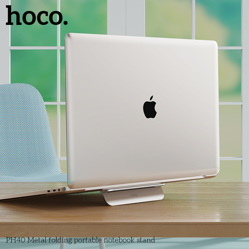 Hoco PH40 Metal Folding Portable Notebook Stand (Silver)