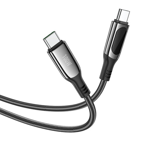 Hoco S51 100W Extreme Type-C to Type-C Cable Black
