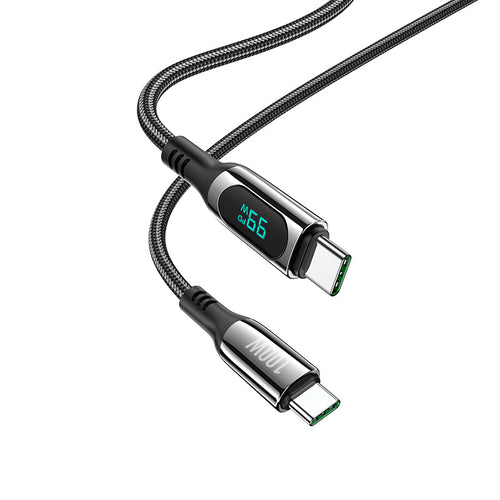 Hoco S51 100W Extreme Type-C to Type-C Cable Black