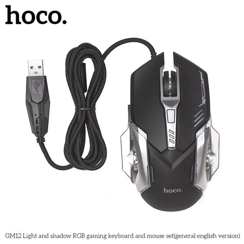 Hoco GM12 RGB Wired Gaming Keyboard & Mouse