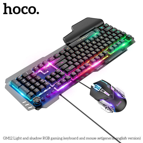 Hoco GM12 RGB Wired Gaming Keyboard & Mouse