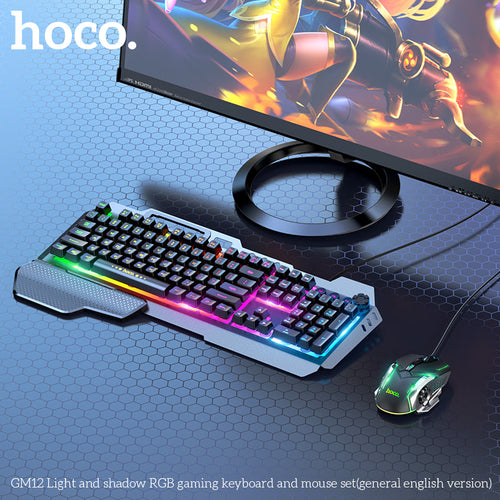 Hoco GM12 RGB Wired Gaming Keyboard & Mouse